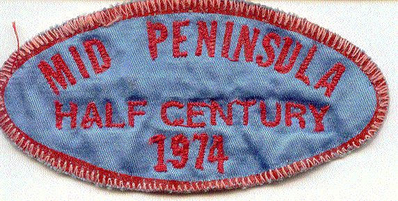 1974 midpeninsula century patch