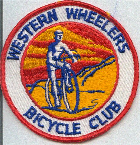 1972 western wheelers bicycle club patch