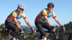 Cheryl and Steve riding the Sequoia 200K, June 2004